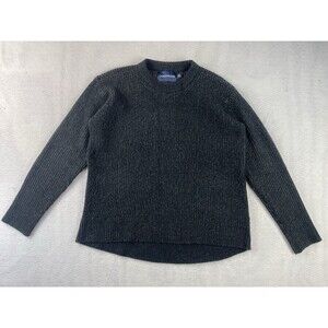 Calvin Klein Jeans Women’s Large Rib-Knit Crew Neck Long Sleeve Sweater